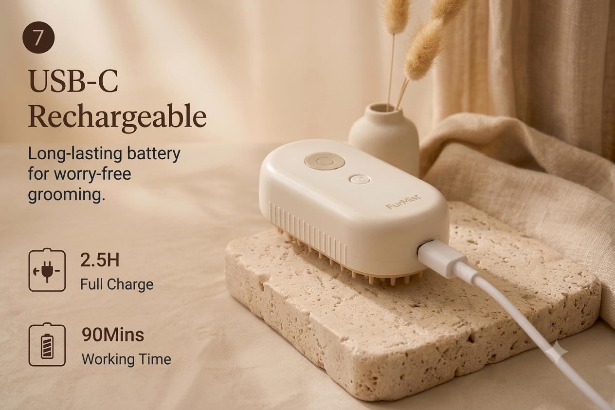 3-in-1 Electric Pet Brush